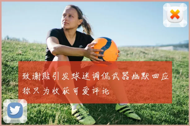致谢贴引发球迷调侃武器幽默回应称只为收获可爱评论